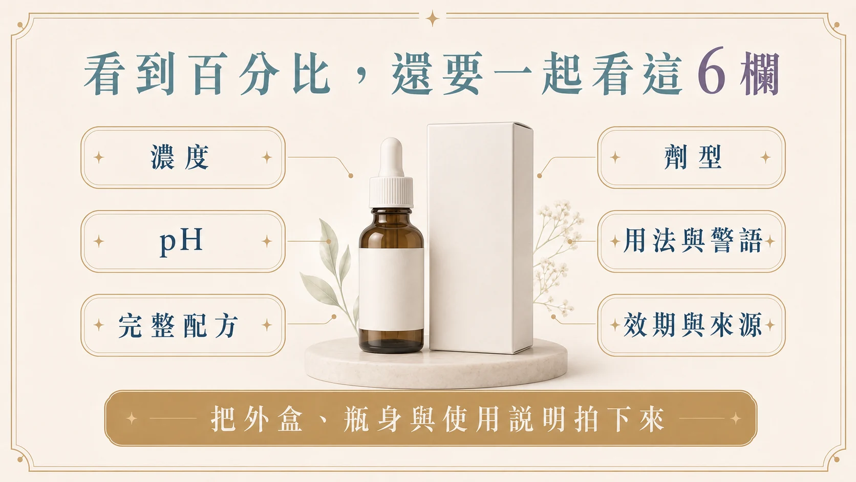 杏仁酸濃度之外還需查看配方劑型與使用方式