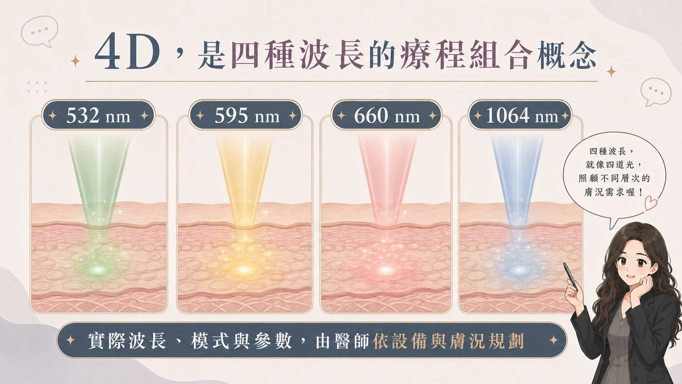 4D 皮秒四種波長概念