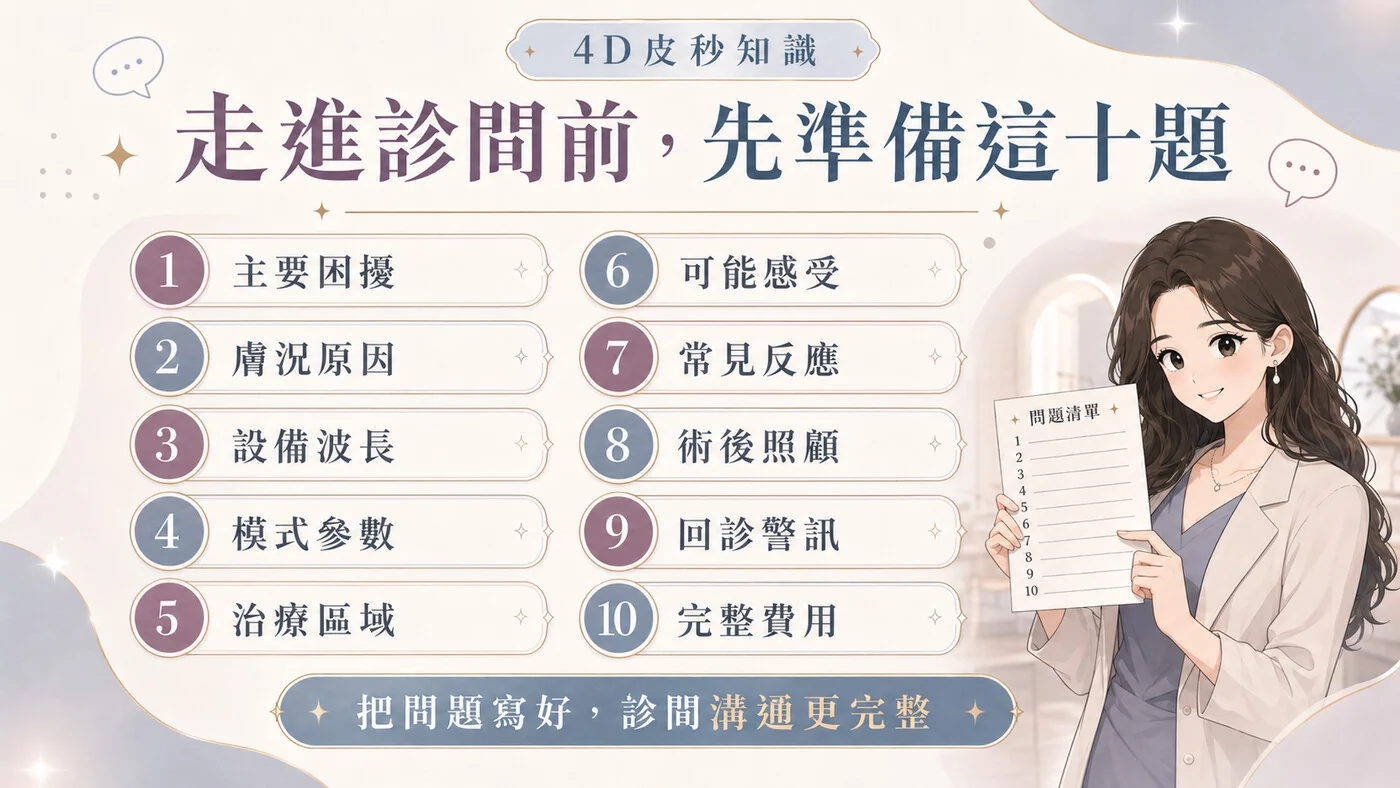 第一次諮詢前可以準備的十個問題