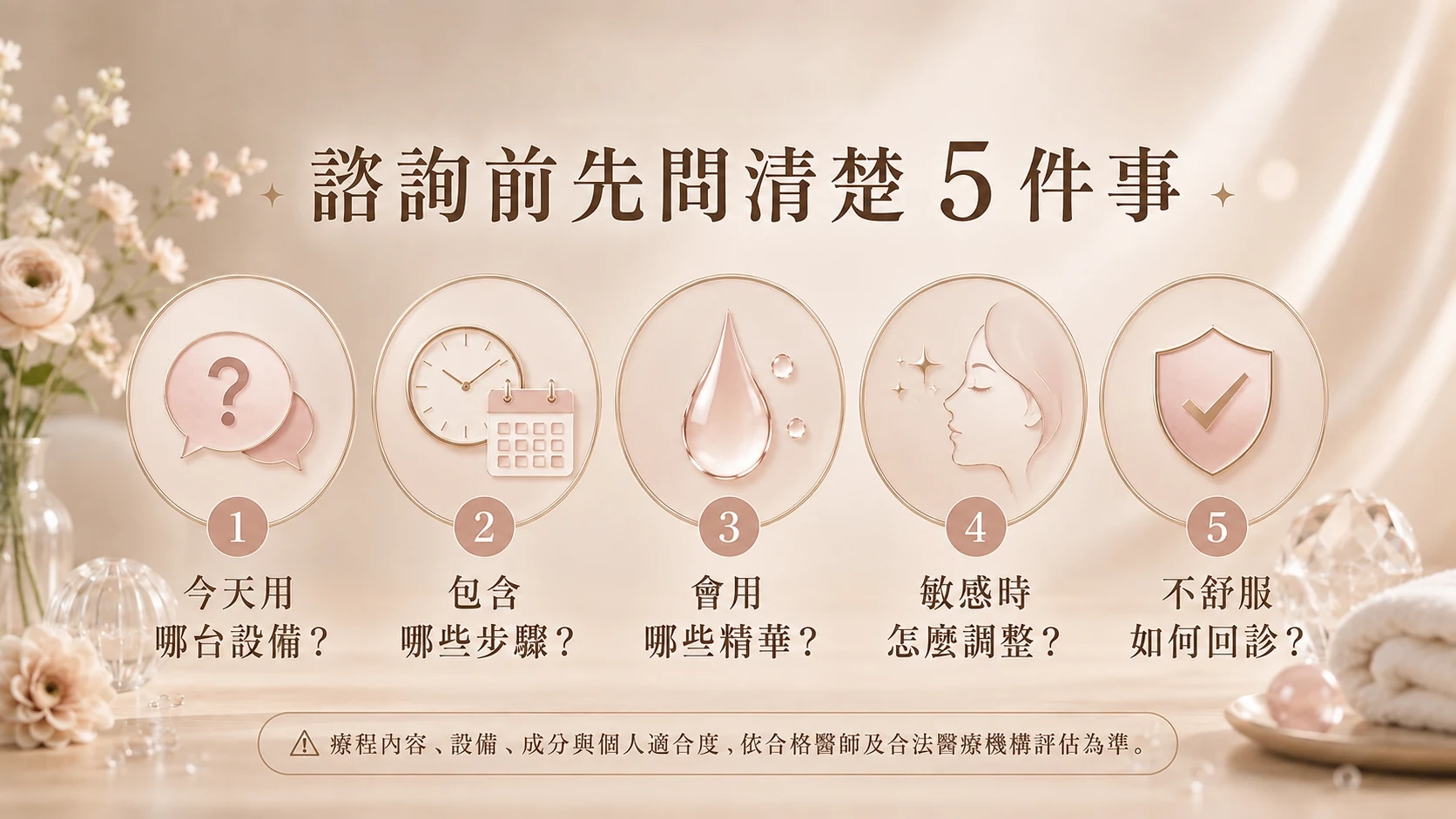 諮詢清單：低價方案與首次療程前先問清楚 5 件事