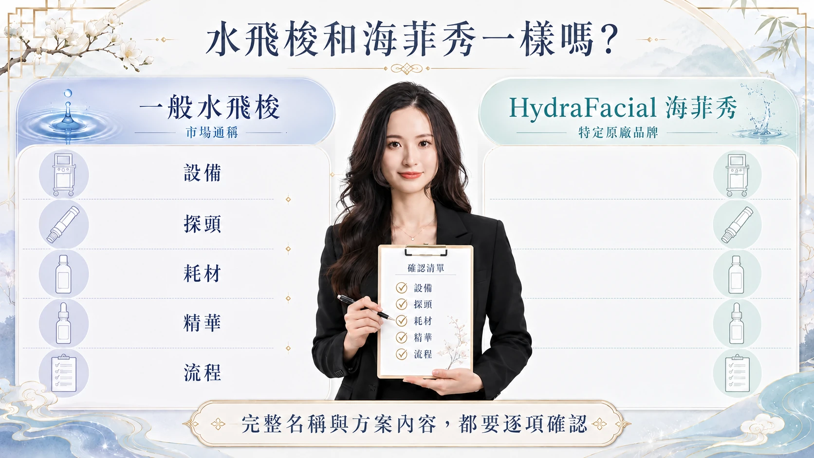 水飛梭與 HydraFacial 海菲秀比較