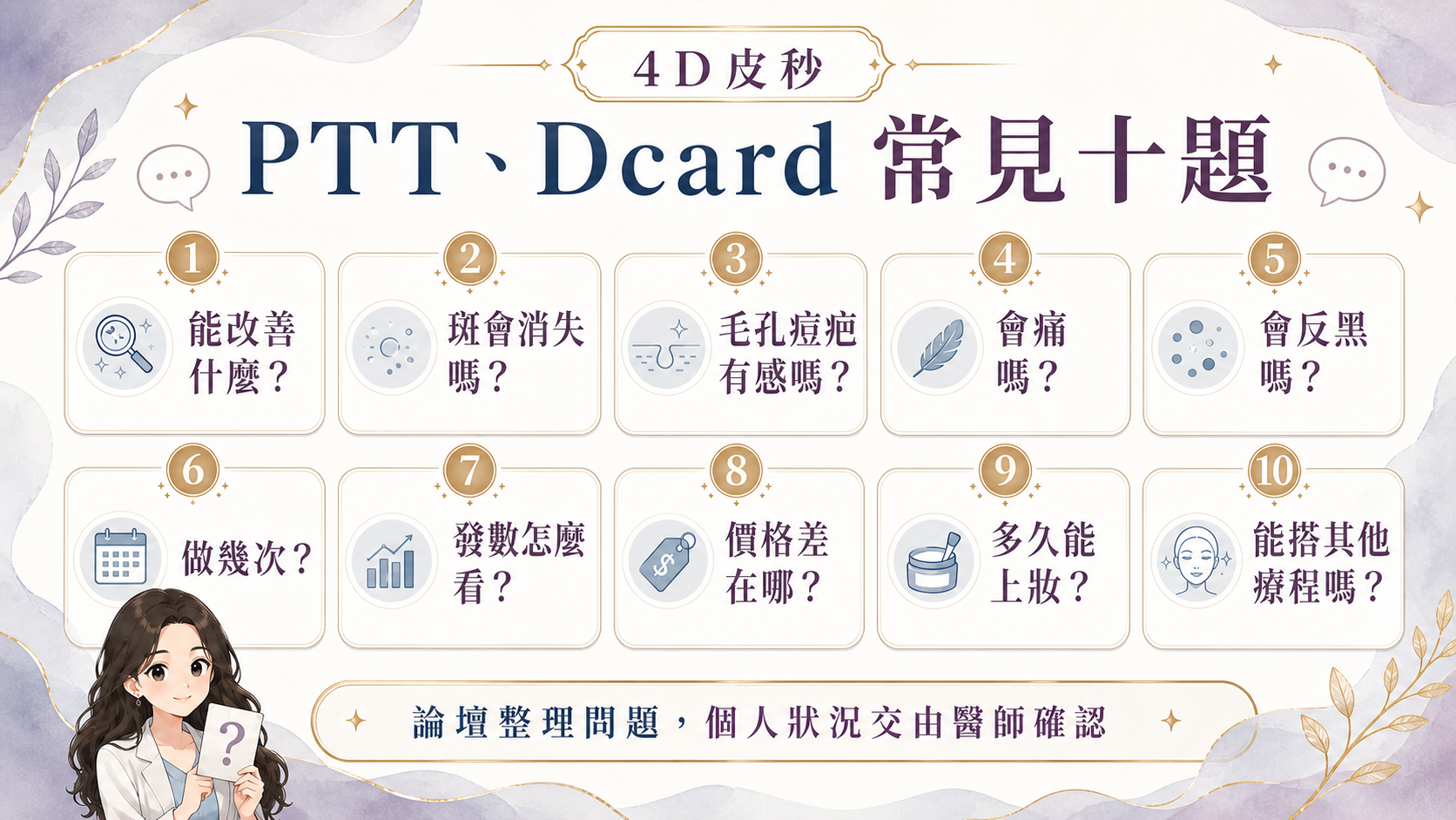 PTT、Dcard常見十題
